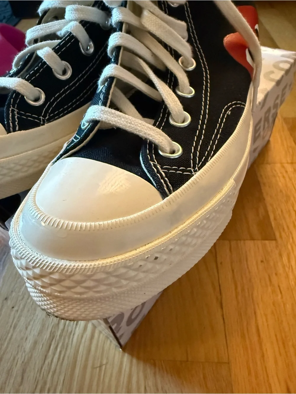 Converse Comme des Garçons Play Chuck Taylor high top sneakers
